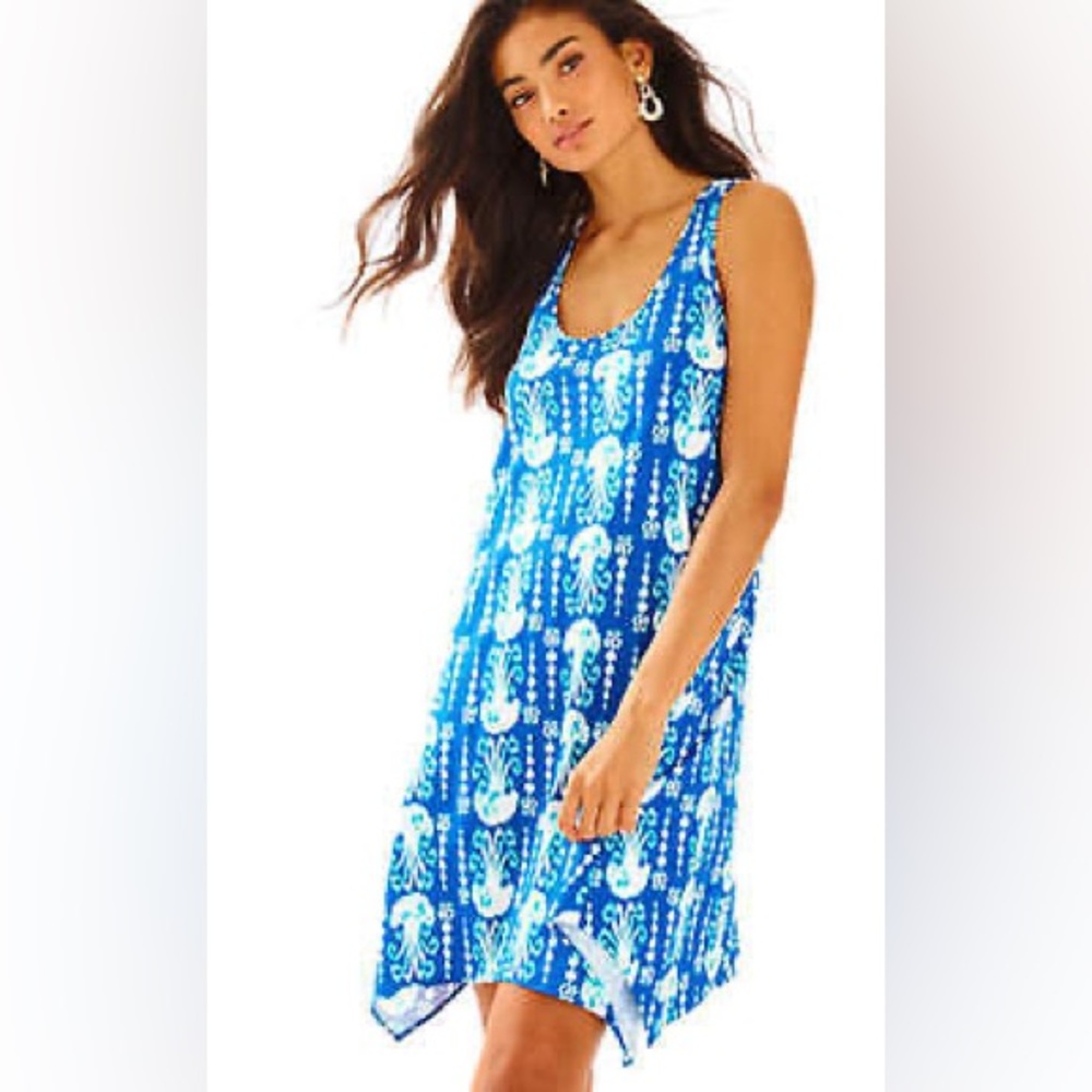 Like new XS Lilly Pulitzer Melle Dress- Indigo Get in Line 💙